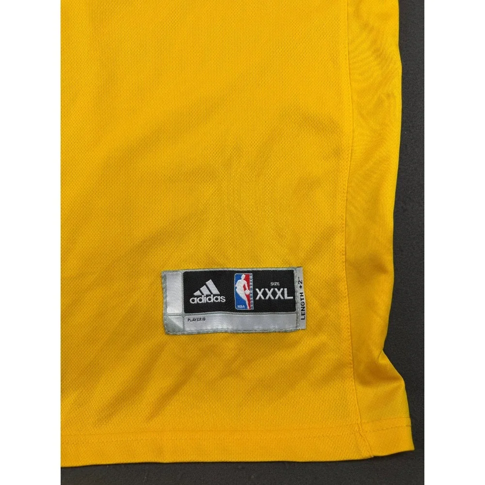 Adidas Mens Yellow Golden State Warriors Stephen Curry 2013 NBA Jersey #30 3XL